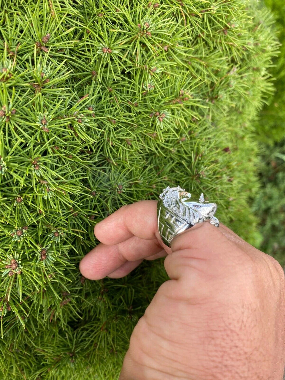 Mens Real Solid 925 Sterling Silver Jesus Face Ring Pinky Hip Hop Anillo Cz 7-13 8 Mens Real Solid 925 Sterling Silver Jesus Face Ring Pinky Hip Hop Anillo Cz 7-13 - Image 6