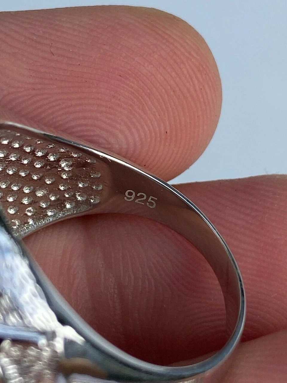 Mens Real Solid 925 Sterling Silver Jesus Face Ring Pinky Hip Hop Anillo Cz 7-13 10 Mens Real Solid 925 Sterling Silver Jesus Face Ring Pinky Hip Hop Anillo Cz 7-13 - Image 8