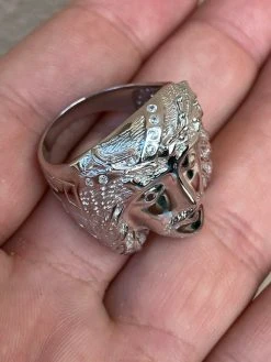 Mens Real Solid 925 Sterling Silver Jesus Face Ring Pinky Hip Hop Anillo Cz 7-13 23 Mens Real Solid 925 Sterling Silver Jesus Face Ring Pinky Hip Hop Anillo Cz 7-13 -Harlem Bling Shop italiano silver inc mens real solid 925 sterling silver jesus face ring pinky hip hop anillo cz 7 13 63374.1664393978