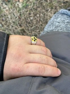 Mens Real Solid 925 Sterling Silver Jesus On Cross Ring 14k Gold & Enamel Finish -Harlem Bling Shop italiano silver inc mens real solid 925 sterling silver jesus on cross ring 14k gold and enamel finish 88635.1664388688