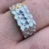 Mens REAL Solid 925 Sterling Silver Nugget Ring Iced Baguette Diamonds Sz 6-13 2 Mens REAL Solid 925 Sterling Silver Nugget Ring Iced Baguette Diamonds Sz 6-13 -Harlem Bling Shop italiano silver inc mens real solid 925 sterling silver nugget ring iced baguette diamonds sz 6 13 03453.1664399761
