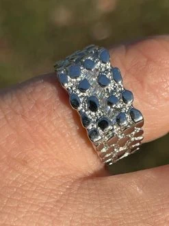 Mens REAL Solid 925 Sterling Silver Nugget Ring Iced Baguette Diamonds Sz 6-13 30 Mens REAL Solid 925 Sterling Silver Nugget Ring Iced Baguette Diamonds Sz 6-13 -Harlem Bling Shop italiano silver inc mens real solid 925 sterling silver nugget ring iced baguette diamonds sz 6 13 37299.1664380435