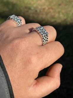 Mens REAL Solid 925 Sterling Silver Nugget Ring Iced Baguette Diamonds Sz 6-13 33 Mens REAL Solid 925 Sterling Silver Nugget Ring Iced Baguette Diamonds Sz 6-13 -Harlem Bling Shop italiano silver inc mens real solid 925 sterling silver nugget ring iced baguette diamonds sz 6 13 71022.1664398585