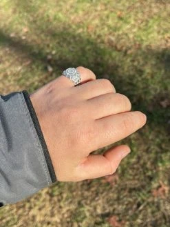 Mens REAL Solid 925 Sterling Silver Nugget Ring Solitaire Cluster Iced Diamonds 20 Mens REAL Solid 925 Sterling Silver Nugget Ring Solitaire Cluster Iced Diamonds -Harlem Bling Shop italiano silver inc mens real solid 925 sterling silver nugget ring solitaire cluster iced diamonds 08107.1664386780