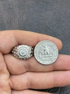 Mens REAL Solid 925 Sterling Silver Nugget Ring Solitaire Cluster Iced Diamonds 25 Mens REAL Solid 925 Sterling Silver Nugget Ring Solitaire Cluster Iced Diamonds -Harlem Bling Shop italiano silver inc mens real solid 925 sterling silver nugget ring solitaire cluster iced diamonds 41026.1664374320