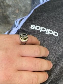 Mens Real Solid 925 Sterling Silver Ring FreeMason Masonic Letter G Black Onyx -Harlem Bling Shop italiano silver inc mens real solid 925 sterling silver ring freemason masonic letter g black onyx 51199.1664387895