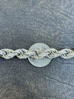 Men's Rope Bracelet Real 925 Silver Iced 14.5ct MOISSANITE Pass Diamond Tester 23 Men's Rope Bracelet Real 925 Silver Iced 14.5ct MOISSANITE Pass Diamond Tester -Harlem Bling Shop italiano silver inc mens rope bracelet real 925 silver iced 14.5ct moissanite pass diamond tester 10892.1664376055