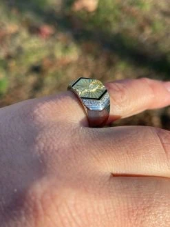 Men's Solid 925 Sterling Silver Grim Reaper Santa Muerte Real Iced Hip Hop Ring -Harlem Bling Shop italiano silver inc mens solid 925 sterling silver grim reaper santa muerte real iced hip hop ring 01010.1664387551