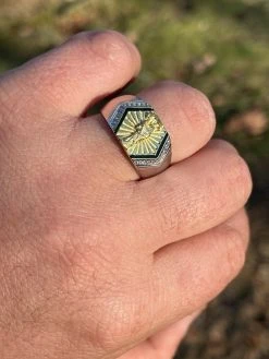 Men's Solid 925 Sterling Silver Grim Reaper Santa Muerte Real Iced Hip Hop Ring -Harlem Bling Shop italiano silver inc mens solid 925 sterling silver grim reaper santa muerte real iced hip hop ring 75774.1664386922