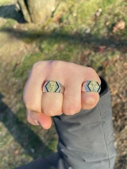 Men's Solid 925 Sterling Silver Grim Reaper Santa Muerte Real Iced Hip Hop Ring -Harlem Bling Shop italiano silver inc mens solid 925 sterling silver grim reaper santa muerte real iced hip hop ring 77051.1664372633