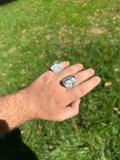 MOISSANITE Iced HEAVY Death Skull Ring Mens Real Solid Matte Finish 925 Silver 39 MOISSANITE Iced HEAVY Death Skull Ring Mens Real Solid Matte Finish 925 Silver -Harlem Bling Shop italiano silver inc moissanite iced heavy death skull ring mens real solid matte finish 925 silver 08658.1697164419