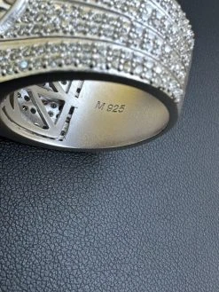 MOISSANITE Iced HEAVY Death Skull Ring Mens Real Solid Matte Finish 925 Silver 36 MOISSANITE Iced HEAVY Death Skull Ring Mens Real Solid Matte Finish 925 Silver -Harlem Bling Shop italiano silver inc moissanite iced heavy death skull ring mens real solid matte finish 925 silver 71603.1697164426