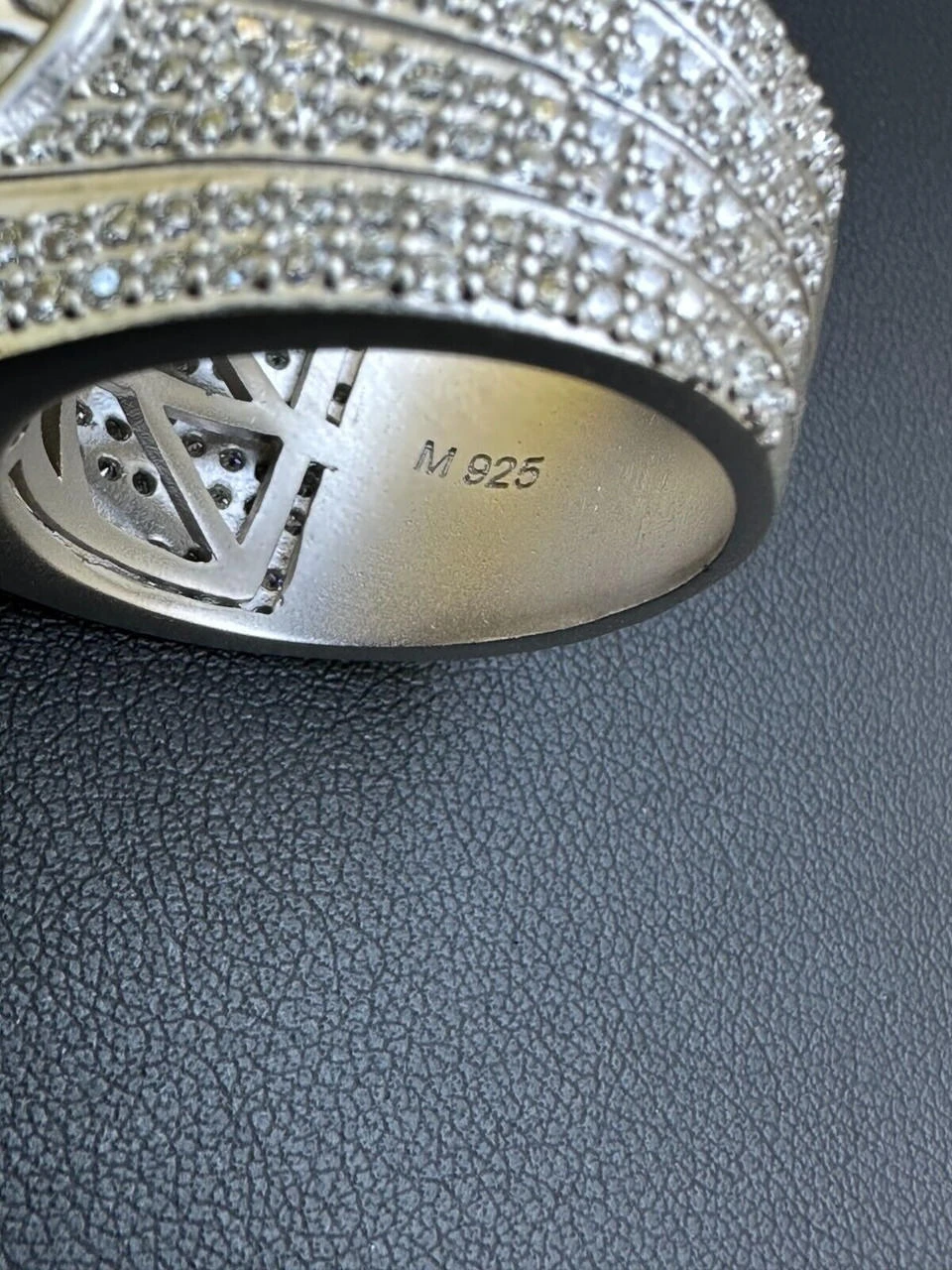 MOISSANITE Iced HEAVY Death Skull Ring Mens Real Solid Matte Finish 925 Silver 17 MOISSANITE Iced HEAVY Death Skull Ring Mens Real Solid Matte Finish 925 Silver - Image 15