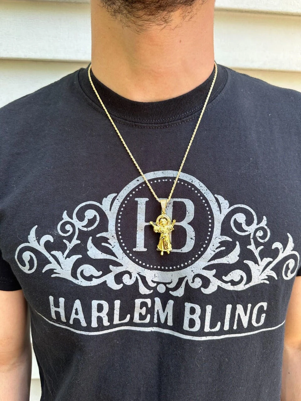 MOISSANITE Iced Santo Niño De Atocha Baby Jesus Pendant Necklace Real 925 Silver 9 MOISSANITE Iced Santo Niño De Atocha Baby Jesus Pendant Necklace Real 925 Silver - Image 7