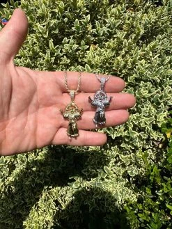 MOISSANITE Iced Santo Niño De Atocha Baby Jesus Pendant Necklace Real 925 Silver 39 MOISSANITE Iced Santo Niño De Atocha Baby Jesus Pendant Necklace Real 925 Silver -Harlem Bling Shop italiano silver inc moissanite iced santo nino de atocha baby jesus pendant necklace real 925 silver 63965.1686867002