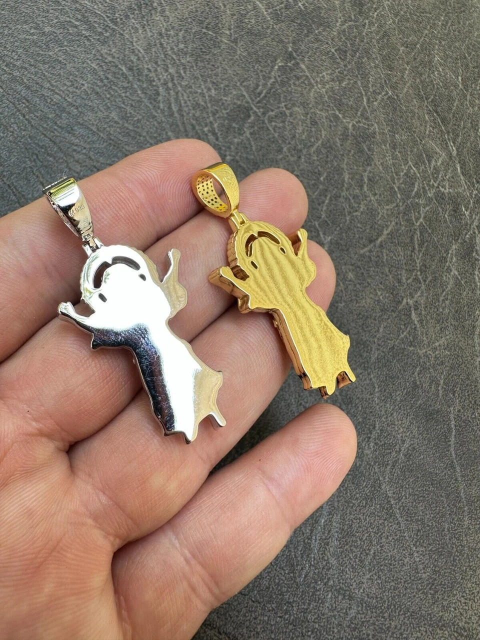 MOISSANITE Iced Santo Niño De Atocha Baby Jesus Pendant Necklace Real 925 Silver 17 MOISSANITE Iced Santo Niño De Atocha Baby Jesus Pendant Necklace Real 925 Silver - Image 15