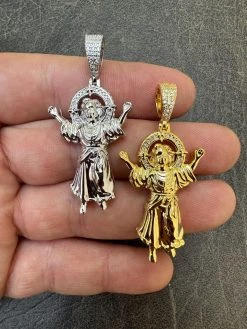 MOISSANITE Iced Santo Niño De Atocha Baby Jesus Pendant Necklace Real 925 Silver 25 MOISSANITE Iced Santo Niño De Atocha Baby Jesus Pendant Necklace Real 925 Silver -Harlem Bling Shop italiano silver inc moissanite iced santo nino de atocha baby jesus pendant necklace real 925 silver 95145.1686867070