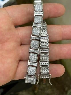 MOISSANITE Mens 11mm Iced Presidential Bracelet Solid 925 Sterling Silver Blingy 25 MOISSANITE Mens 11mm Iced Presidential Bracelet Solid 925 Sterling Silver Blingy -Harlem Bling Shop italiano silver inc moissanite mens 11mm iced presidential bracelet solid 925 sterling silver blingy 27341.1666188681