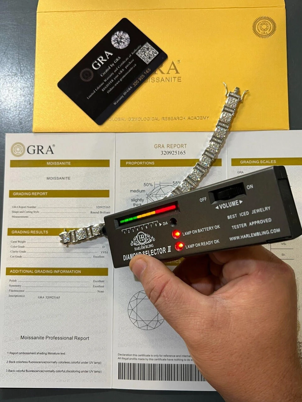 MOISSANITE Mens 11mm Iced Presidential Bracelet Solid 925 Sterling Silver Blingy 6 MOISSANITE Mens 11mm Iced Presidential Bracelet Solid 925 Sterling Silver Blingy - Image 4