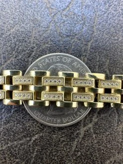 MOISSANITE Presidential ID Panther Bracelet 14k Gold Plated Real 925 Silver Iced -Harlem Bling Shop italiano silver inc moissanite presidential id panther bracelet 14k gold plated real 925 silver iced 28402.1683578939