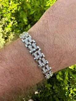 MOISSANITE Presidential ID Panther Link Bracelet Real 925 Silver Ice Out Hip Hop 23 MOISSANITE Presidential ID Panther Link Bracelet Real 925 Silver Ice Out Hip Hop -Harlem Bling Shop italiano silver inc moissanite presidential id panther link bracelet real 925 silver ice out hip hop 05743.1683578980