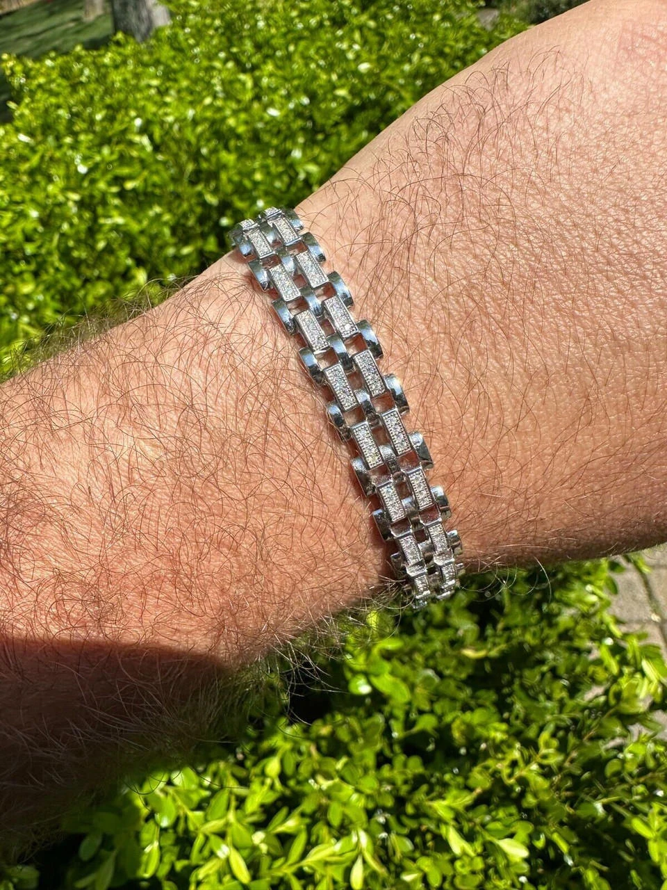 MOISSANITE Presidential ID Panther Link Bracelet Real 925 Silver Ice Out Hip Hop 12 MOISSANITE Presidential ID Panther Link Bracelet Real 925 Silver Ice Out Hip Hop - Image 10