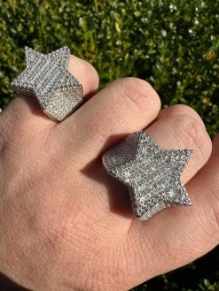 4.65ct MOISSANITE Real 925 Silver Iced Out Baguette Star Ring Pass Diamond Test 33 4.65ct MOISSANITE Real 925 Silver Iced Out Baguette Star Ring Pass Diamond Test -Harlem Bling Shop italiano silver inc moissanite real 925 silver iced baguette star ring moissanite pass diamond test 57853.1676398822