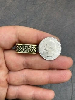 Real 14k Gold & Solid 925 Sterling Silver Men Plain Ring Wedding Square Band 9mm -Harlem Bling Shop italiano silver inc real 14k gold and solid 925 sterling silver men plain ring wedding square band 9mm 72443.1664389453