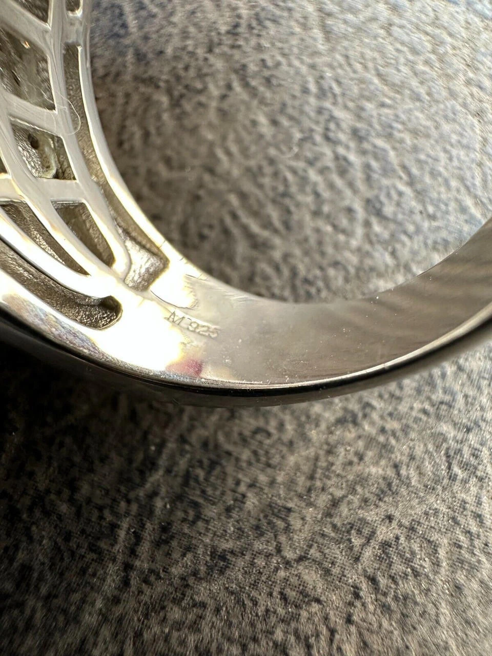 Real 925 Sterling Silver Iced Baguette Star Shaped Ring Pass Tester Hip Hop Out 14 Real 925 Sterling Silver Iced Baguette Star Shaped Ring Pass Tester Hip Hop Out - Image 12