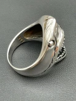 Real 925 Sterling Silver Mens Great White Shark JAWS Ring Size 7 8 9 10 11 12 13 25 Real 925 Sterling Silver Mens Great White Shark JAWS Ring Size 7 8 9 10 11 12 13 -Harlem Bling Shop italiano silver inc real 925 sterling silver mens great white shark jaws ring size 7 8 9 10 11 12 13 00514.1664379177