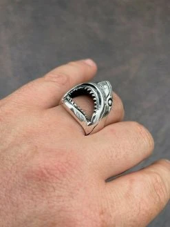 Real 925 Sterling Silver Mens Great White Shark JAWS Ring Size 7 8 9 10 11 12 13 19 Real 925 Sterling Silver Mens Great White Shark JAWS Ring Size 7 8 9 10 11 12 13 -Harlem Bling Shop italiano silver inc real 925 sterling silver mens great white shark jaws ring size 7 8 9 10 11 12 13 04252.1664389160
