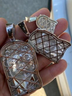 Real 925 Sterling Silver MOISSANITE Jesus Piece Iced Pendant Pass Diamond Tester 23 Real 925 Sterling Silver MOISSANITE Jesus Piece Iced Pendant Pass Diamond Tester -Harlem Bling Shop italiano silver inc real 925 sterling silver moissanite jesus piece iced pendant pass diamond tester 40421.1664378965