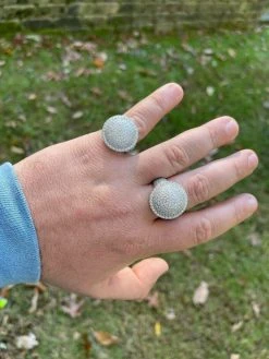 Real 925 Sterling Silver Round 3D Men's Diamond Pinky Ring Iced Bling Jewelry 21 Real 925 Sterling Silver Round 3D Men's Diamond Pinky Ring Iced Bling Jewelry -Harlem Bling Shop italiano silver inc real 925 sterling silver round 3d mens diamond pinky ring iced bling jewelry 04219.1664359637