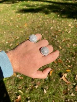 Real 925 Sterling Silver Round 3D Men's Diamond Pinky Ring Iced Bling Jewelry 16 Real 925 Sterling Silver Round 3D Men's Diamond Pinky Ring Iced Bling Jewelry -Harlem Bling Shop italiano silver inc real 925 sterling silver round 3d mens diamond pinky ring iced bling jewelry 27397.1664357493