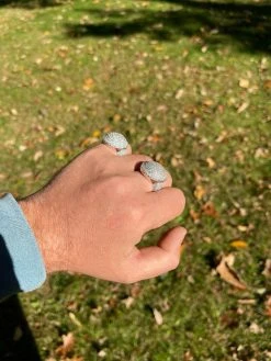 Real 925 Sterling Silver Round 3D Men's Diamond Pinky Ring Iced Bling Jewelry 20 Real 925 Sterling Silver Round 3D Men's Diamond Pinky Ring Iced Bling Jewelry -Harlem Bling Shop italiano silver inc real 925 sterling silver round 3d mens diamond pinky ring iced bling jewelry 51257.1664359140