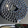 Real Black MOISSANITE 5mm Tennis Chain 925 Silver Iced Necklace Pass Tester 2 Real Black MOISSANITE 5mm Tennis Chain 925 Silver Iced Necklace Pass Tester -Harlem Bling Shop italiano silver inc real black moissanite 5mm tennis chain 925 silver iced necklace pass tester 08801.1676658229