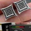 Real Black MOISSANITE 925 Silver Square Kite Earrings Hip Hop 10mm Passes Tester 1 Real Black MOISSANITE 925 Silver Square Kite Earrings Hip Hop 10mm Passes Tester -Harlem Bling Shop italiano silver inc real black moissanite 925 silver square kite earrings hip hop 10mm passes tester 85268.1678388544