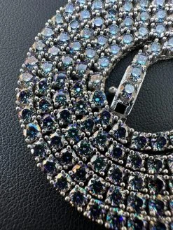 Real Blue MOISSANITE 3mm Tennis Chain 925 Silver Iced Necklace Pass Diamond Test 23 Real Blue MOISSANITE 3mm Tennis Chain 925 Silver Iced Necklace Pass Diamond Test -Harlem Bling Shop italiano silver inc real blue moissanite 3mm tennis chain 925 silver iced necklace pass diamond test 12053.1676052988