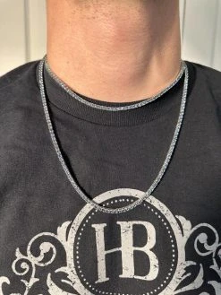 Real Blue MOISSANITE 3mm Tennis Chain 925 Silver Iced Necklace Pass Diamond Test 24 Real Blue MOISSANITE 3mm Tennis Chain 925 Silver Iced Necklace Pass Diamond Test -Harlem Bling Shop italiano silver inc real blue moissanite 3mm tennis chain 925 silver iced necklace pass diamond test 35221.1676052845