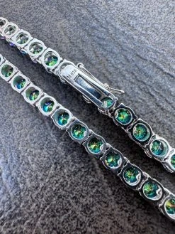Real Blue MOISSANITE 5mm Tennis Chain 925 Silver Iced Necklace Pass Diamond Test 40 Real Blue MOISSANITE 5mm Tennis Chain 925 Silver Iced Necklace Pass Diamond Test -Harlem Bling Shop italiano silver inc real blue moissanite 5mm tennis chain 925 silver iced necklace pass diamond test 40876.1675966470