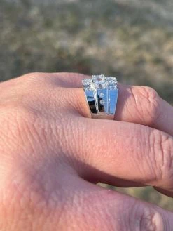 Real Genuine 925 Silver Diamond Iced Baguette Mens Pinky Square Hip Hop RING 22 Real Genuine 925 Silver Diamond Iced Baguette Mens Pinky Square Hip Hop RING -Harlem Bling Shop italiano silver inc real genuine 925 silver diamond iced baguette mens pinky square hip hop ring 05240.1664388870