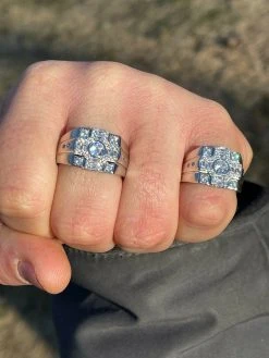 Real Genuine 925 Silver Diamond Iced Baguette Mens Pinky Square Hip Hop RING 20 Real Genuine 925 Silver Diamond Iced Baguette Mens Pinky Square Hip Hop RING -Harlem Bling Shop italiano silver inc real genuine 925 silver diamond iced baguette mens pinky square hip hop ring 23425.1664377229