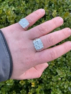 Real Genuine 925 Silver Diamond Iced Baguette Mens Pinky Square Hip Hop RING 19 Real Genuine 925 Silver Diamond Iced Baguette Mens Pinky Square Hip Hop RING -Harlem Bling Shop italiano silver inc real genuine 925 silver diamond iced baguette mens pinky square hip hop ring 51961.1664398837