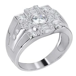 Real Genuine 925 Silver Diamond Iced Baguette Mens Pinky Square Hip Hop RING 24 Real Genuine 925 Silver Diamond Iced Baguette Mens Pinky Square Hip Hop RING -Harlem Bling Shop italiano silver inc real genuine 925 silver diamond iced baguette mens pinky square hip hop ring 65385.1664375553