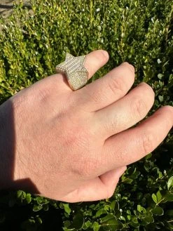 Real Iced Baguette 3D Star Ring Hip Hop Ice Out 14k Gold Plated 925 Silver 6-13 29 Real Iced Baguette 3D Star Ring Hip Hop Ice Out 14k Gold Plated 925 Silver 6-13 -Harlem Bling Shop italiano silver inc real iced baguette 3d star ring hip hop ice out 14k gold plated 925 silver 6 13 83716.1683752298