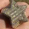 Real Iced Baguette 3D Star Ring Hip Hop Ice Out 14k Gold Plated 925 Silver 6-13 1 Real Iced Baguette 3D Star Ring Hip Hop Ice Out 14k Gold Plated 925 Silver 6-13 -Harlem Bling Shop italiano silver inc real iced baguette 3d star ring hip hop ice out 14k gold plated 925 silver 6 13 84459.1683752288