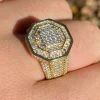 REAL Men's 14k Gold Over Solid 925 Silver Hip Hop Iced Flooded Out Diamond Ring 1 REAL Men's 14k Gold Over Solid 925 Silver Hip Hop Iced Flooded Out Diamond Ring -Harlem Bling Shop italiano silver inc real mens 14k gold over solid 925 silver hip hop iced flooded out diamond ring 04091.1664379099