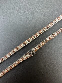 Real Orange MOISSANITE 5mm Tennis Chain 925 Silver Iced Necklace Pass Tester 32 Real Orange MOISSANITE 5mm Tennis Chain 925 Silver Iced Necklace Pass Tester -Harlem Bling Shop italiano silver inc real orange moissanite 5mm tennis chain 925 silver iced necklace pass tester 21220.1690416369