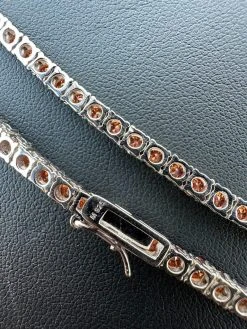 Real Pink MOISSANITE 3mm Tennis Chain 925 Silver Iced Necklace Pass Diamond Test 30 Real Pink MOISSANITE 3mm Tennis Chain 925 Silver Iced Necklace Pass Diamond Test -Harlem Bling Shop italiano silver inc real pink moissanite 3mm tennis chain 925 silver iced necklace pass diamond test 64490.1676053065