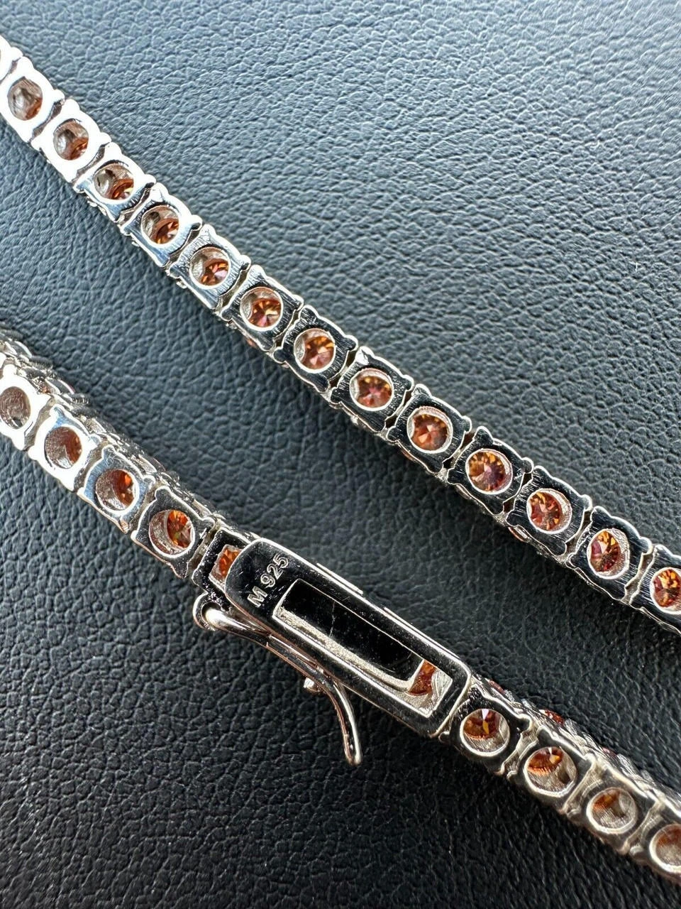 Real Pink MOISSANITE 3mm Tennis Chain 925 Silver Iced Necklace Pass Diamond Test 12 Real Pink MOISSANITE 3mm Tennis Chain 925 Silver Iced Necklace Pass Diamond Test - Image 10